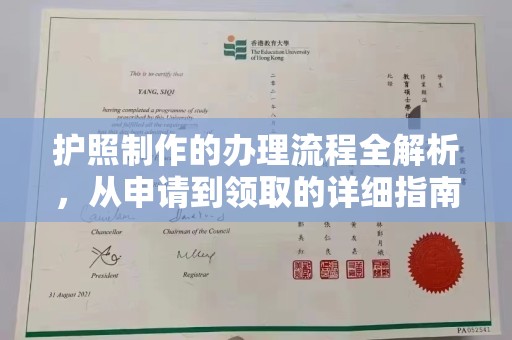 立山护照制作的办理流程全解析，从申请到领取的详细指南
